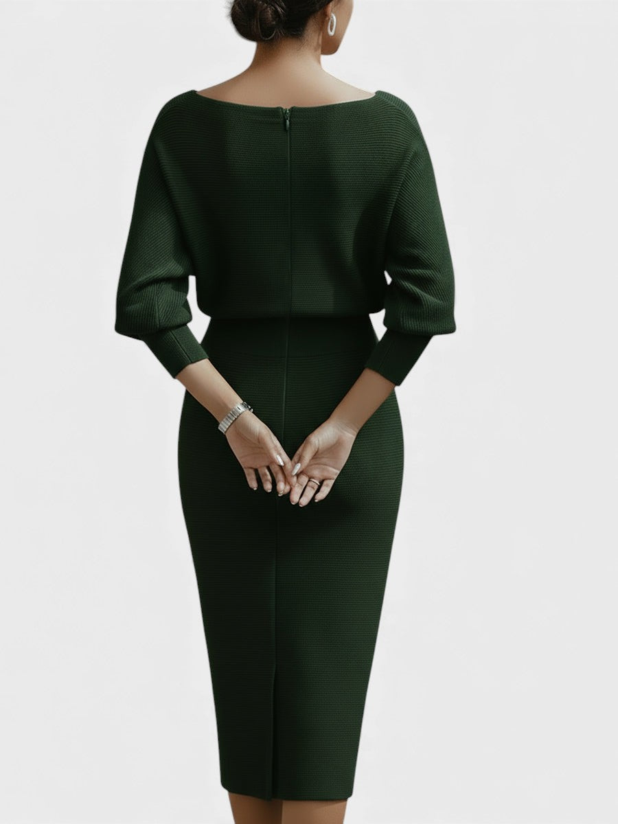 Celia™ | Vestido midi lujoso