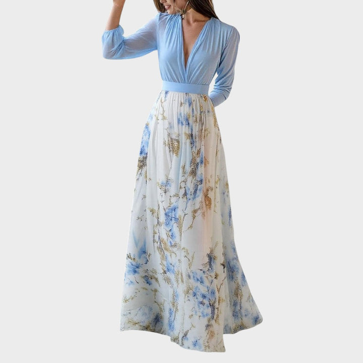 Helena™ | Maxivestido con deslumbrante estampado floral