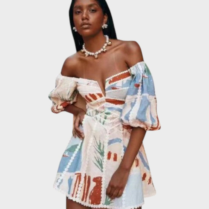 Sabella™ | Minivestido con flores