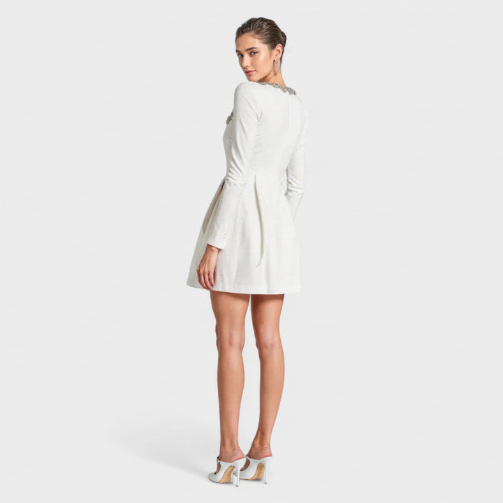 Valeria™ | Vestido corto de terciopelo elegante