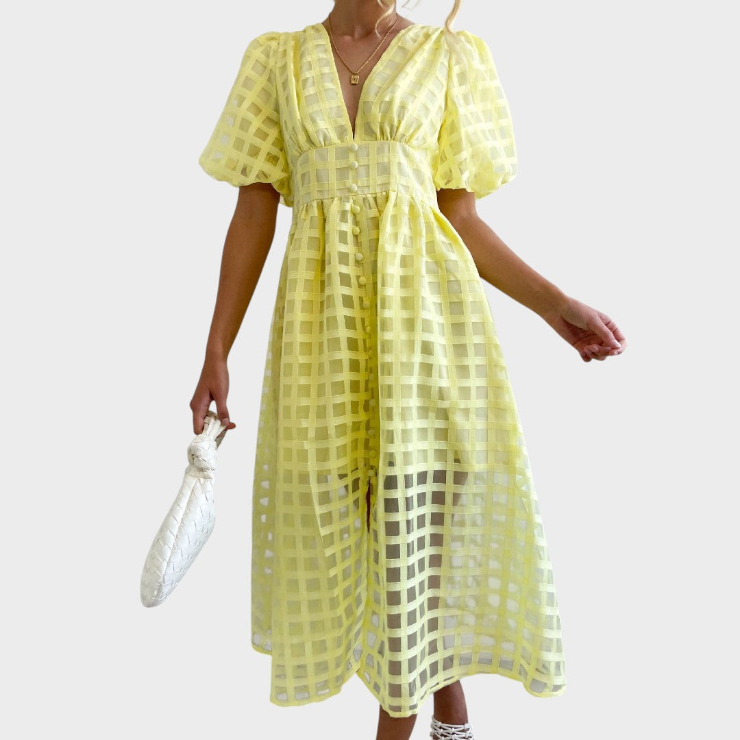 Julia™ | Vestido de Encaje con Mangas Acampanadas