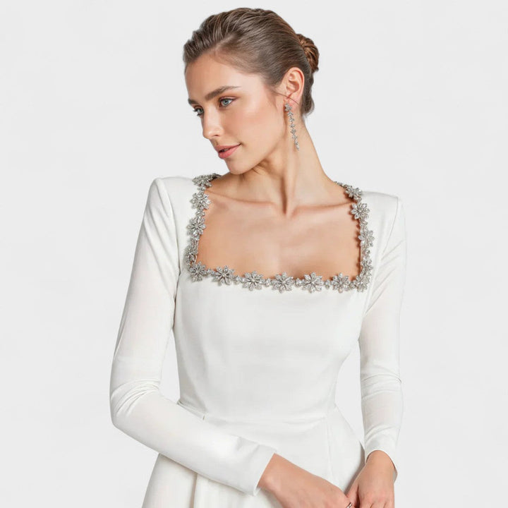 Valeria™ | Vestido corto de terciopelo elegante