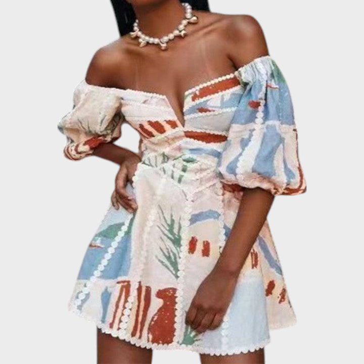 Sabella™ | Minivestido con flores