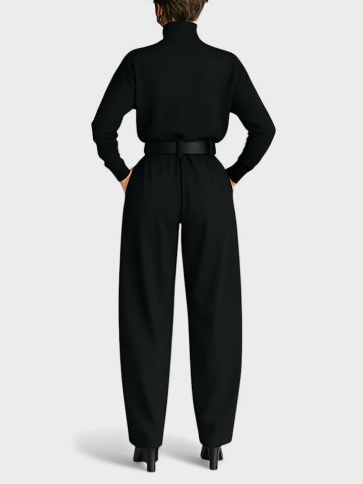 Jacinta™ | Conjunto elegante con cuello alto