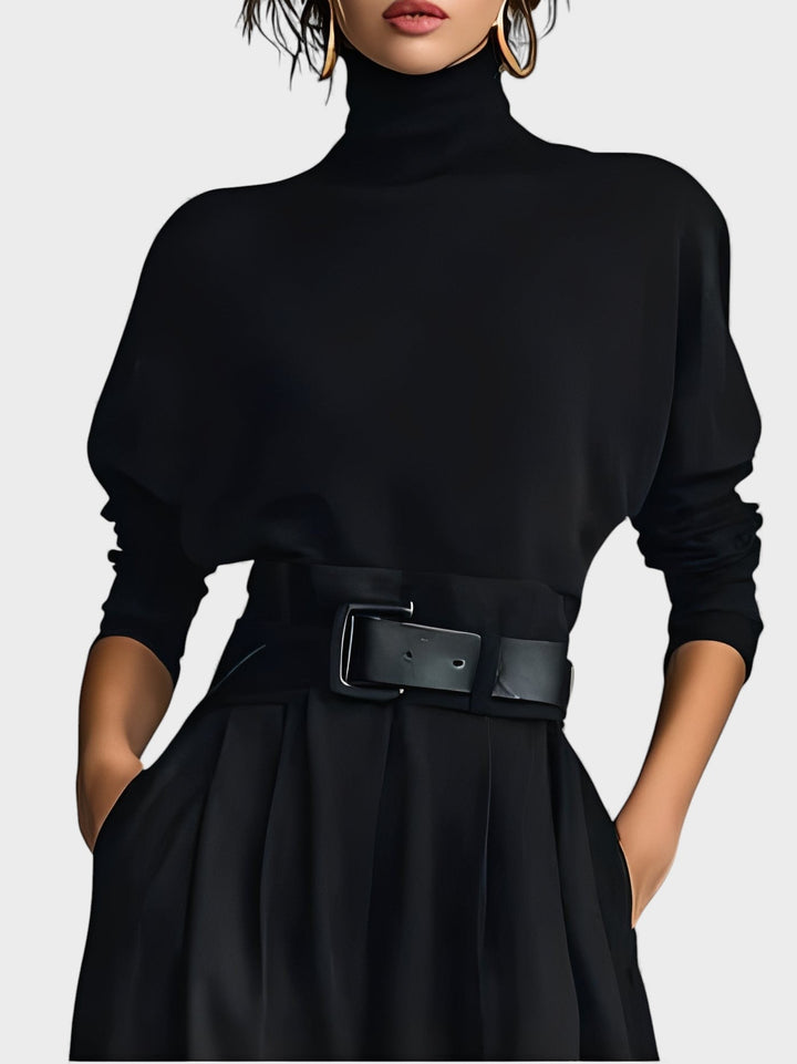 Jacinta™ | Conjunto elegante con cuello alto