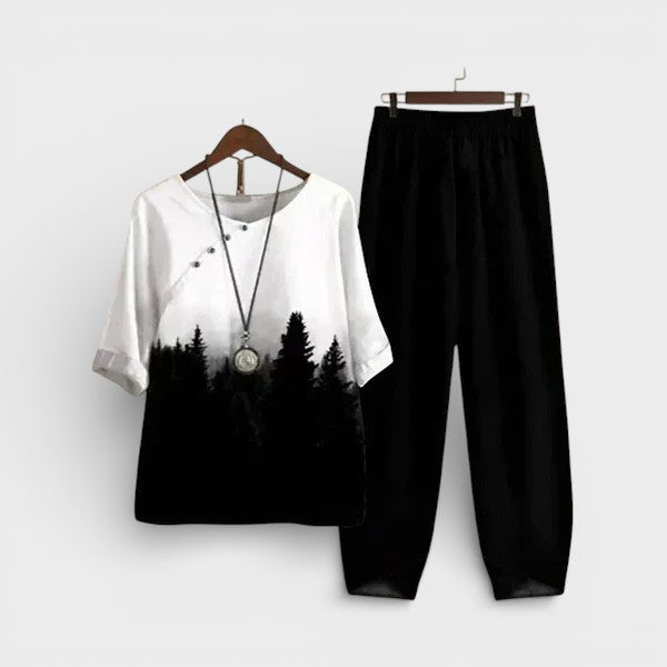 Sara™ | Conjunto artesanal chic