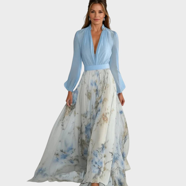 Helena™ | Maxivestido con deslumbrante estampado floral