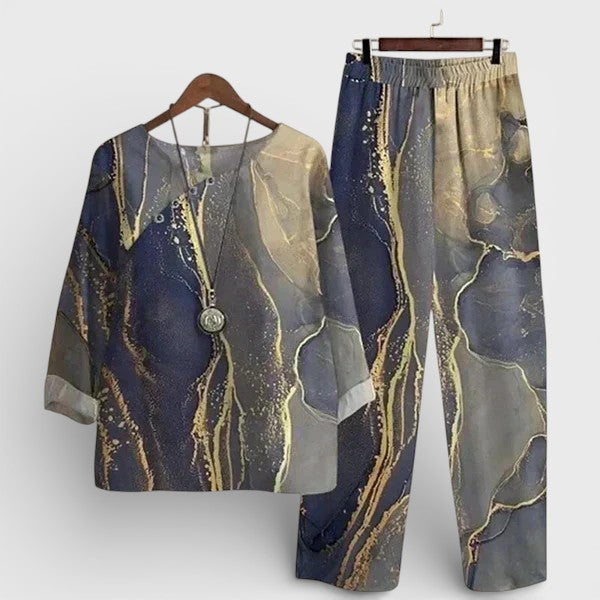 Sara™ | Conjunto artesanal chic