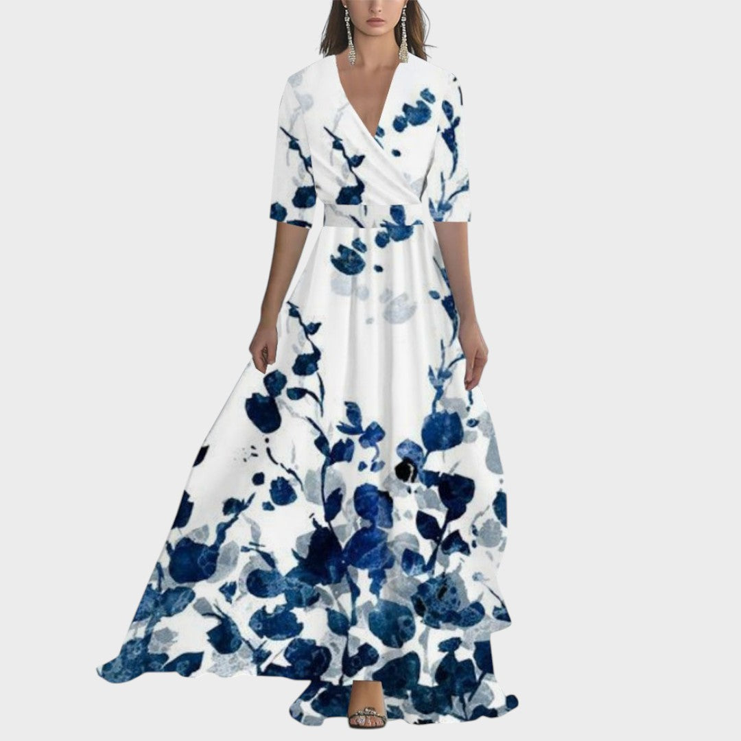 Helena™ | Maxivestido con deslumbrante estampado floral