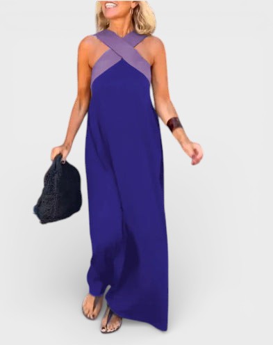 Cayetana™ | Vestido largo con escote cruzado