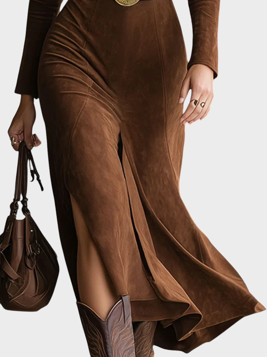 Carmen™ | Vestido retro con cuello en pico