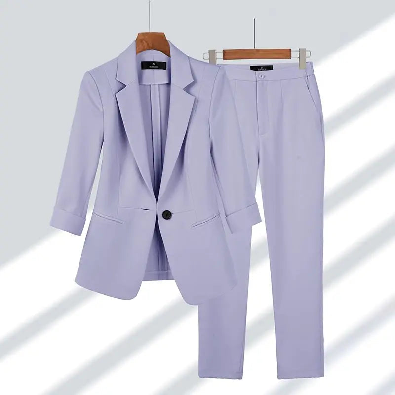Belén™ | Conjunto de blazer y pantalón a juego