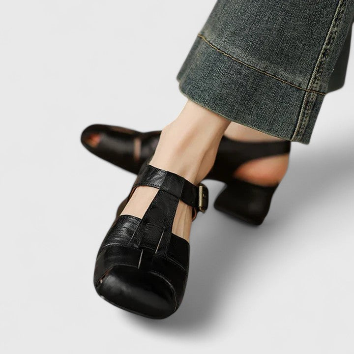 Carlota™ | Sandalia elegante de cuero