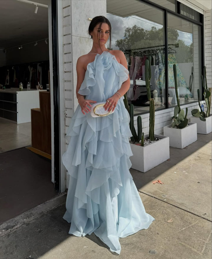 Rosaura™ | Vestido Maxi con Efecto Relieve