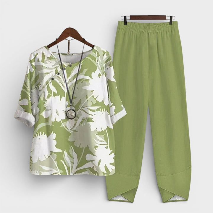 Sara™ | Conjunto artesanal chic