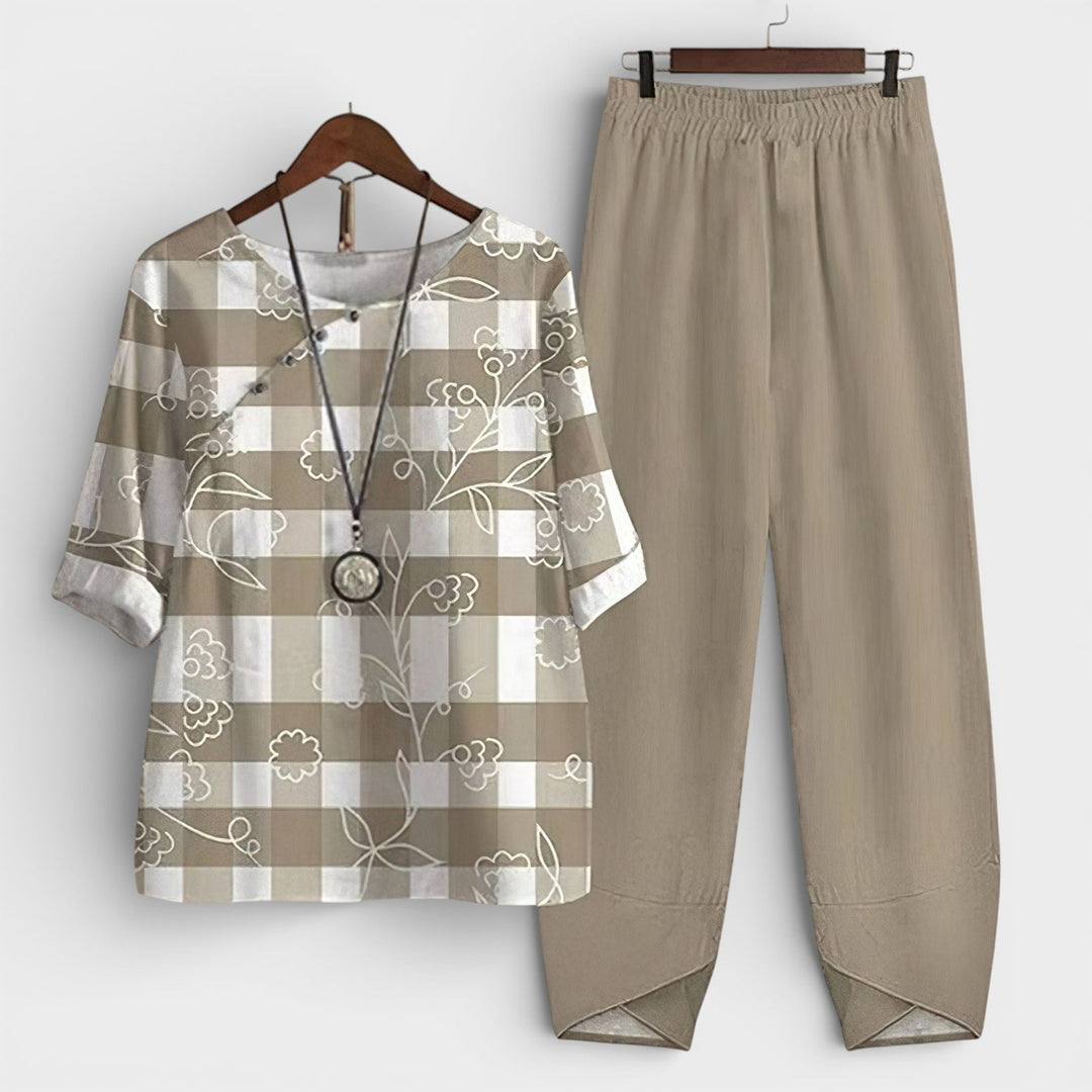 Sara™ | Conjunto artesanal chic