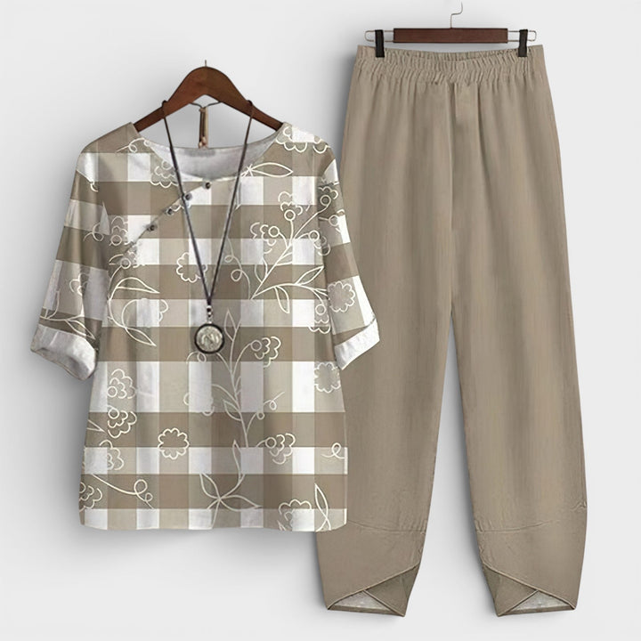 Sara™ | Conjunto artesanal chic