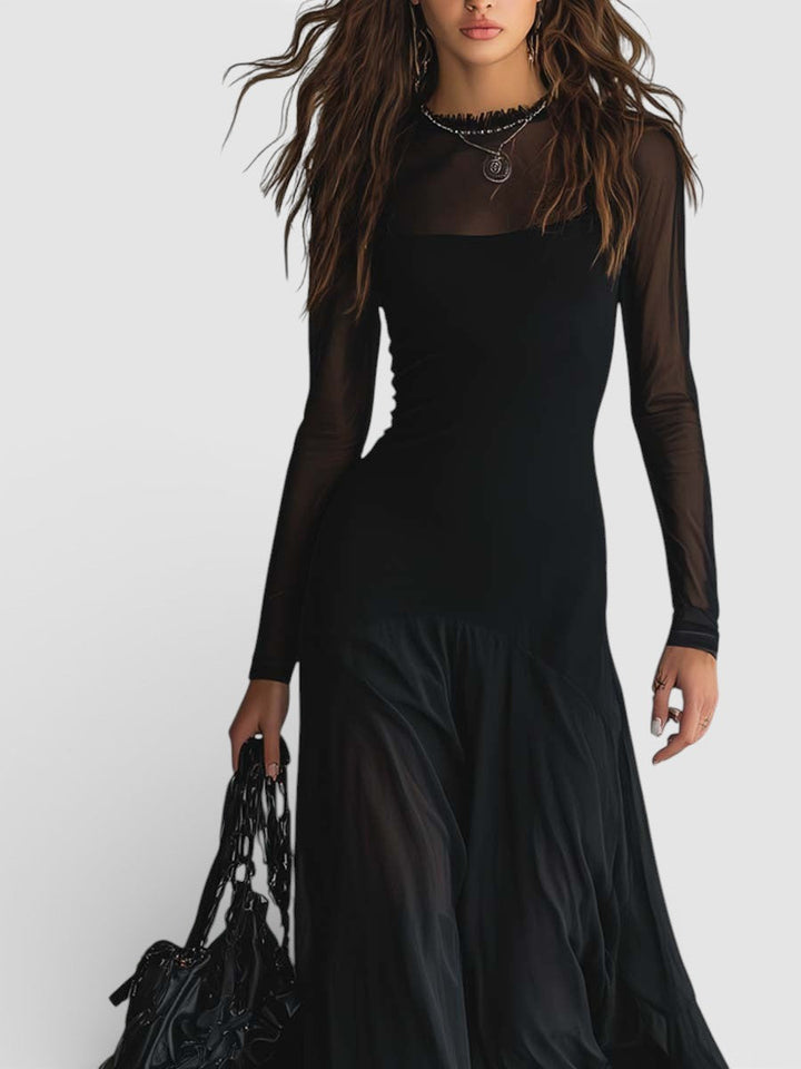 Natalia™ | Vestido largo de tul elegante