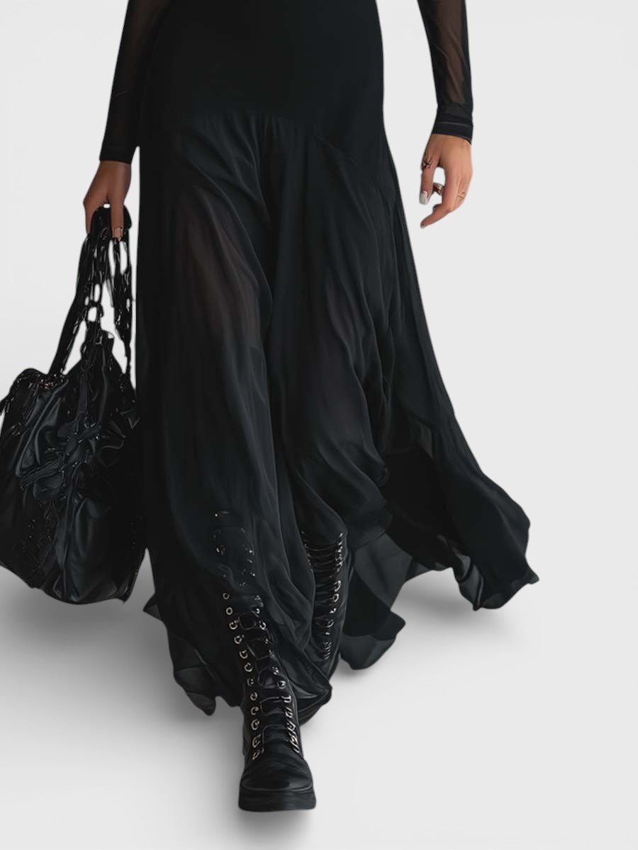 Natalia™ | Vestido largo de tul elegante