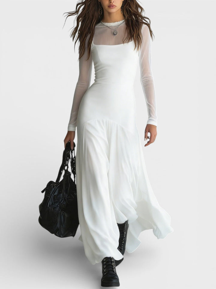 Natalia™ | Vestido largo de tul elegante