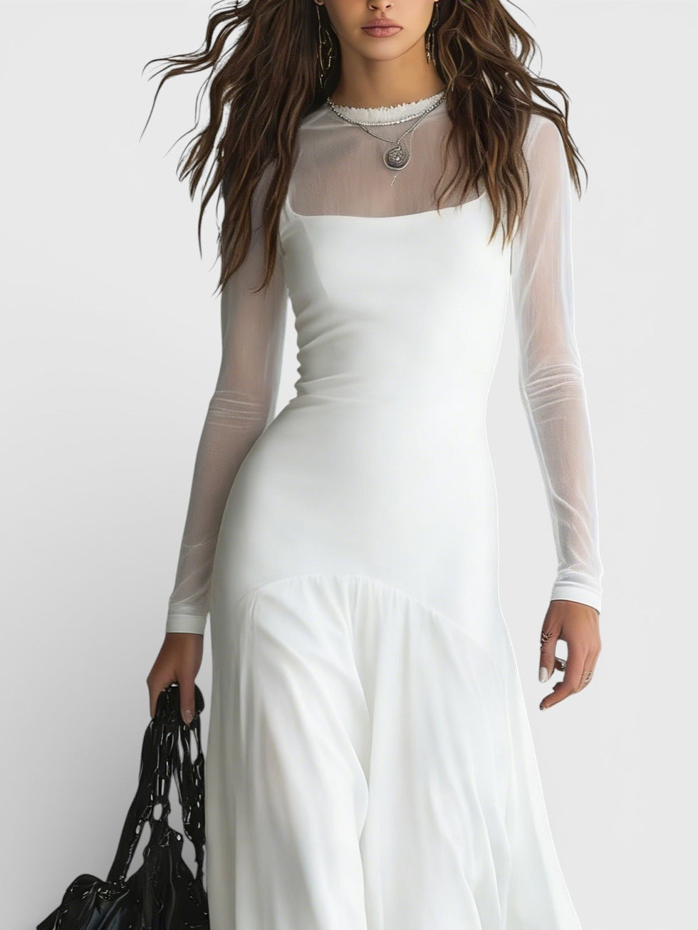 Natalia™ | Vestido largo de tul elegante