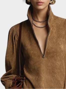 Marta™ | Vestido mini con detalle de cuello alto