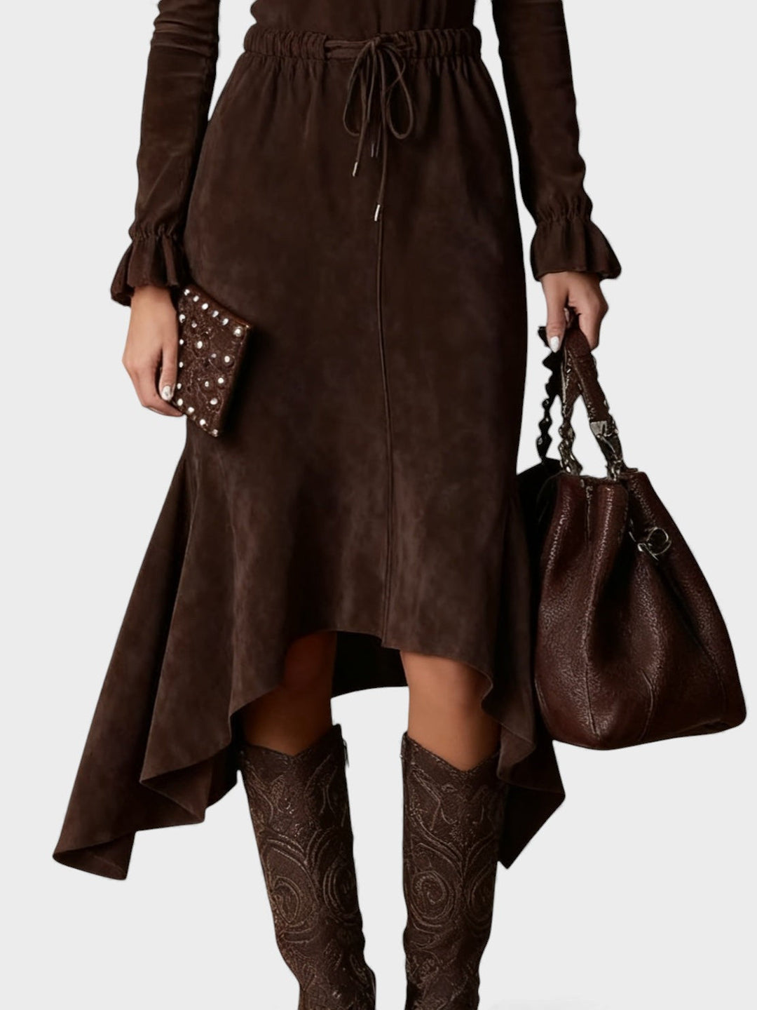 Teresa™ | Vestido midi con cordón ajustable