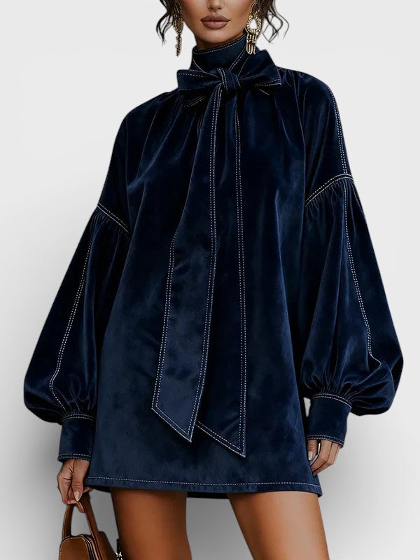 Luciana™ | Vestido mini de terciopelo de lujo