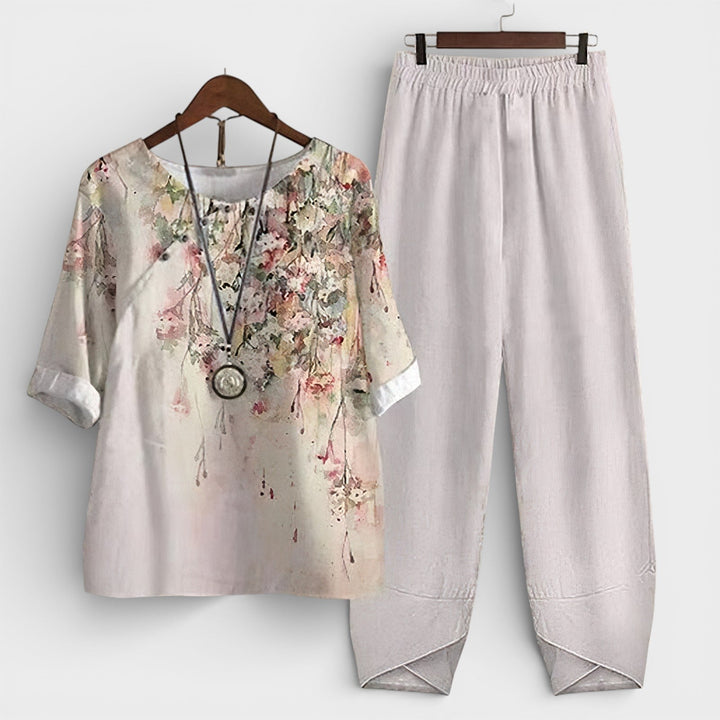 Sara™ | Conjunto artesanal chic