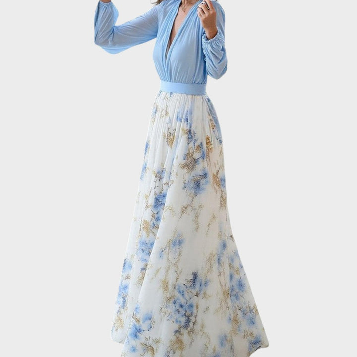 Helena™ | Maxivestido con deslumbrante estampado floral