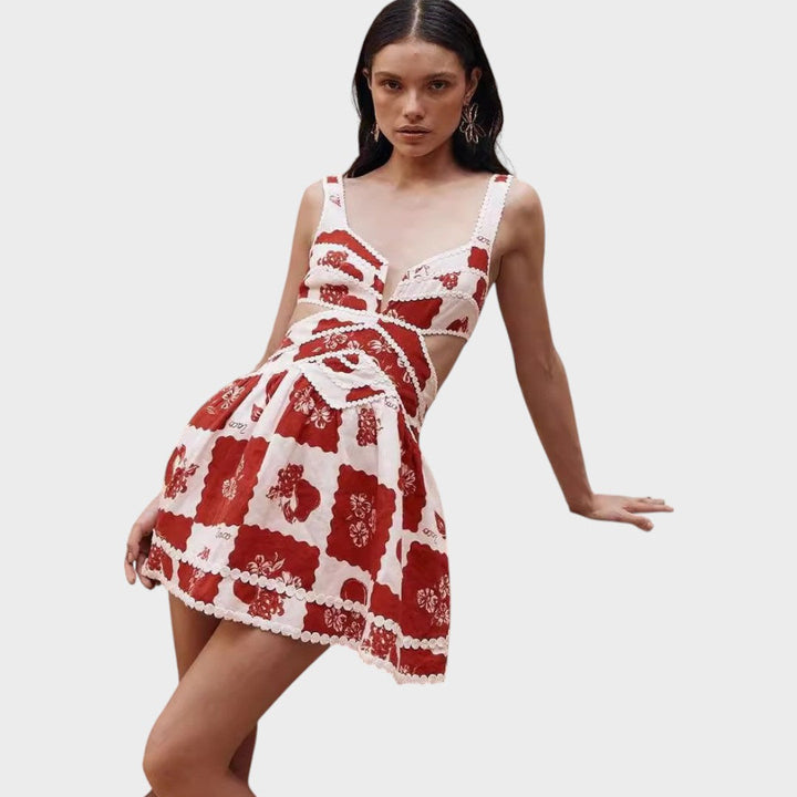 Sabella™ | Minivestido con flores