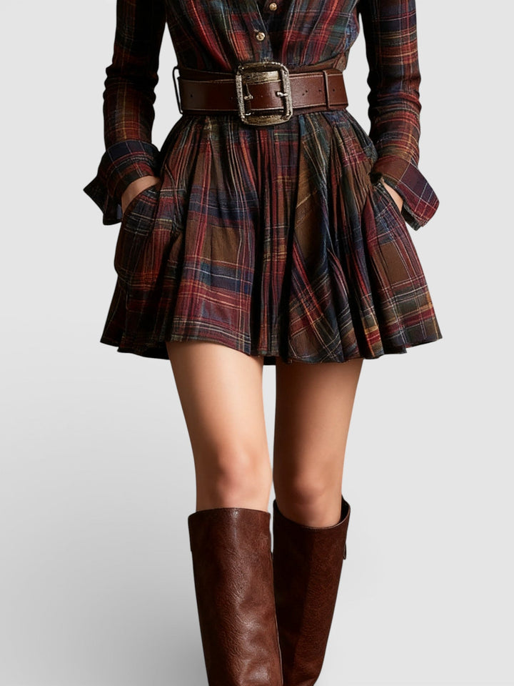 María™ | Vestido camisero con cinturón