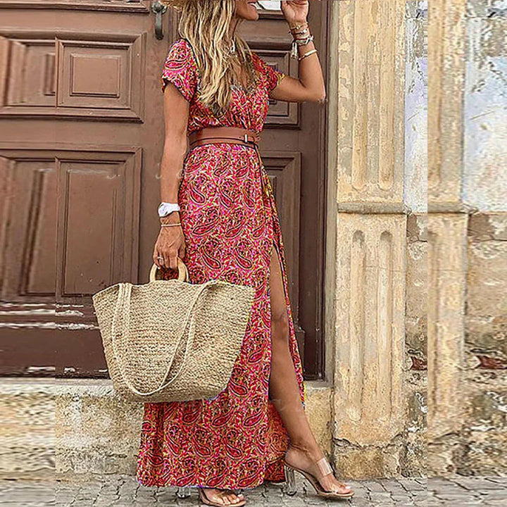 Alba™ | Vestido de Verano Vaporoso en Diseño Boho