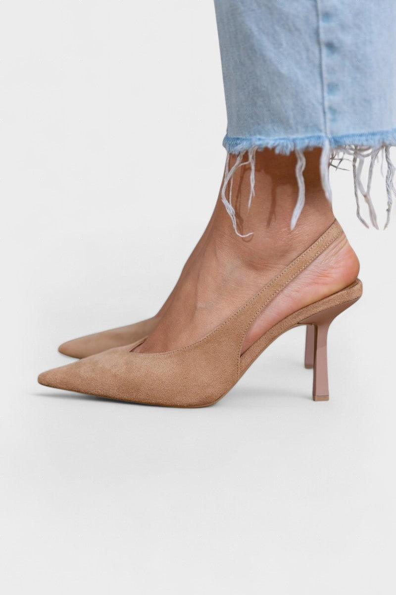 Alma™ | Zapatos slingback nude elegantes