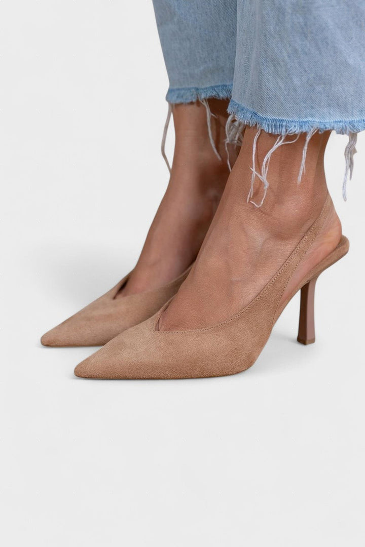 Alma™ | Zapatos slingback nude elegantes