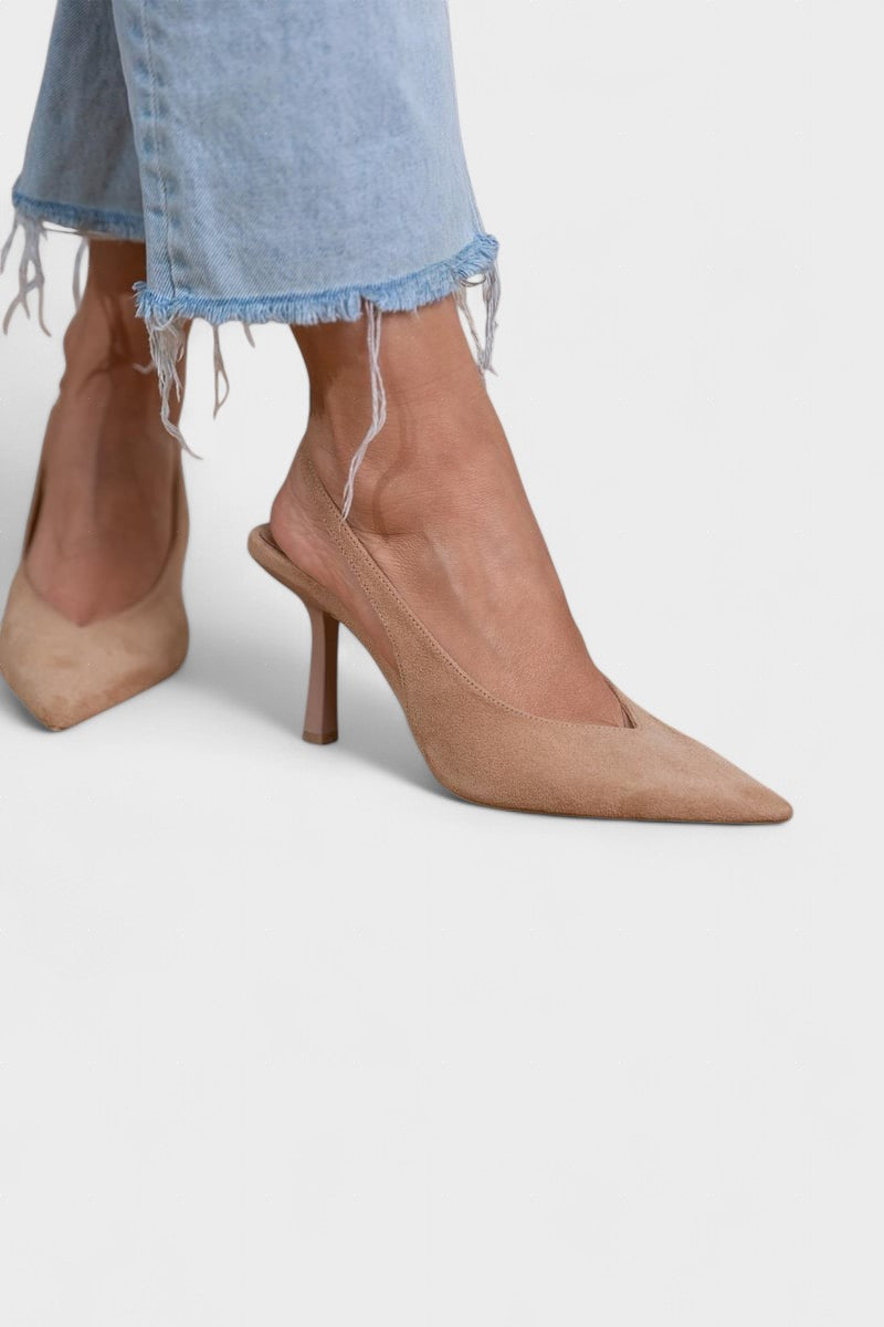Alma™ | Zapatos slingback nude elegantes